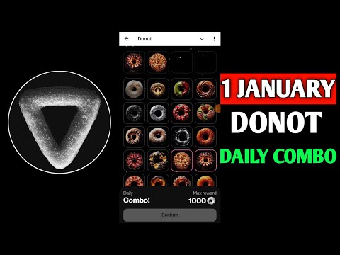 Donot Daily Combo 1 January | Donot Daily Combo Today | Daily Combo Donot | Donot 1 January