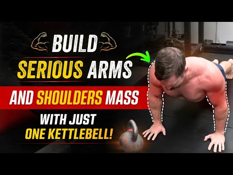 How To Build MASSIVE Shoulders and Arms With Just One Kettlebell (50 Rep MONSTER Set)