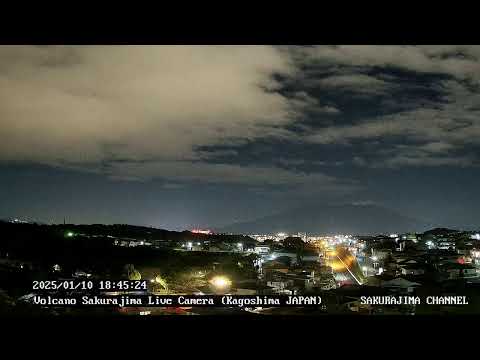 【絶景LIVE】桜島ライブカメラ（噴火・雲海・朝焼け・星空） live camera  volcano-Sakurajima ,Kagoshima,Japan