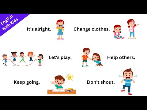 Speak English With Kids | Spoken English for kids | Daily use English sentences