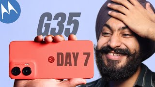 MOTO G35 5G After 7 Days Of Usage || IN DEPTH HONEST REVIEW ||