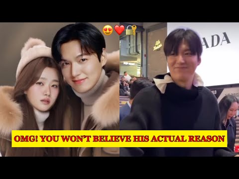 UNBELIEVABLE! Lee Min Ho Reveals Why He Kept His Relationship with Kim Go Eun Away From The Public