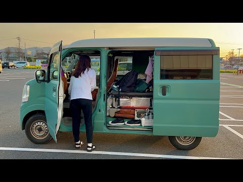 Living in a minivan and the last trip to Kyushu, Japan.