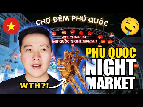 Phu Quoc Night Market | Walk through | AMAZING EATS! 🤤