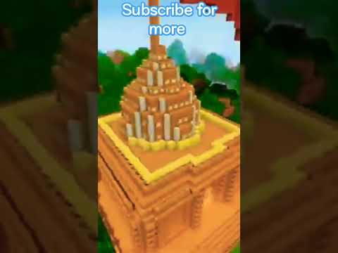 I Build bajrangbali temple in Minecraft|| #shorts #viral #minecraft #trending #rammandir