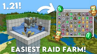 Minecraft EASY Raid Farm in Bedrock 1.21 (MCPE/Xbox/PS4/Nintendo Switch/Windows10)