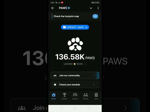 Paws Airdrop New Ton Ecosystem Task Earn100000+ Paws Earn | Paws Airdrop Listing 30 December ?