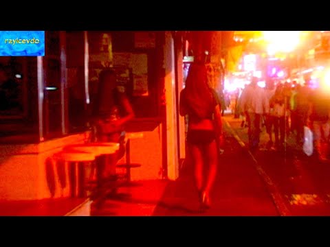 WALKING STREET 2007 SHUTDOWN  tourist attraction Pattaya Thailand Bars and clubs closed