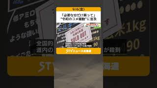 「必要な分だけ買って」　“令和のコメ騒動”に言及　鈴木知事あすコメどころ空知視察　今年の道産米収量は多い見通し #shorts