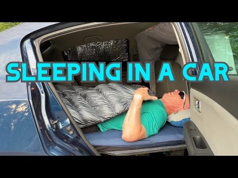 CAR CAMPER CONVERSION - SLEEPING IN A CAR - NISSAN SENTRA