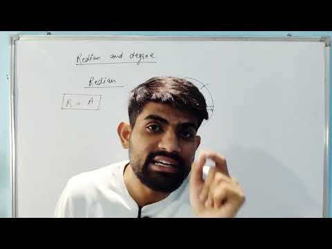 Degree and Radian | Convert Degree into Radian | Convert Radian into Degree | Class 11 Math