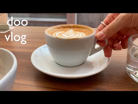 [Simple living] 🌱 Eco-friendly dental floss | Simple breakfast | Glasshouse cafe | doo vlog | 午餐肉三文治