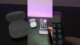 Connect Samsung Earbuds to iPhone iPad