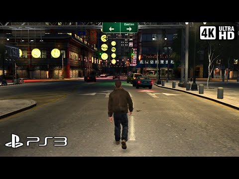 Crossing Liberty City on Foot (Time-Lapse) | Grand Theft Auto IV Gameplay (PS3)