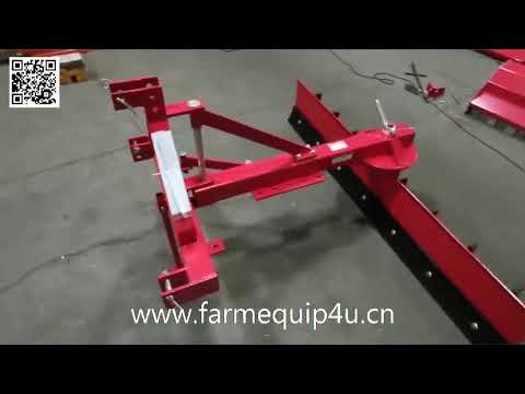 tractor 3point grader blade with rippers , quality farm tool for land leveling works