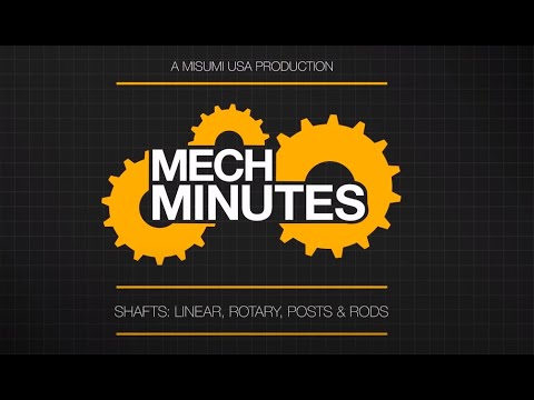 #SHAFTS Part 5: ROTARY & DRIVE SHAFTS | MECH MINUTES by #MISUMIIndia