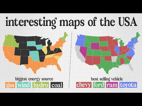 Incredible US Maps That Teach Key Differences Between States