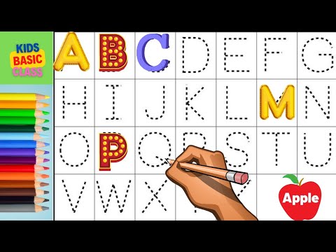 Alphabets,  abcd, abcde, a for apple b for ball c for cat, English varnamala, kids alphabets.