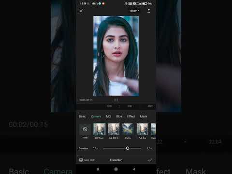 Image's slide effect editing in CAPCUT / 1min capcut video editing tutorial 2021