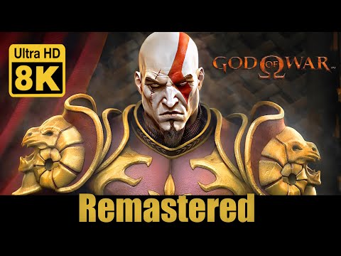 God Of War 1 All Cutscenes Game Movie 8K (Remastered with Neural Network AI)