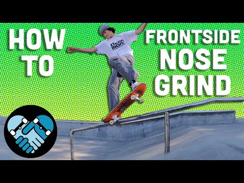 How to Nosegrind! Learn on Flat Ledges, Hubba Ledges, Flat Bars, & Down Rails for Skateboarders.