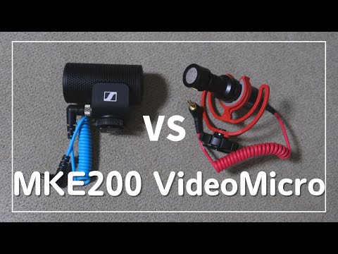 【マイク比較#2】ゼンハイザーMKE200とRODE VideoMicroどっちがいいのか