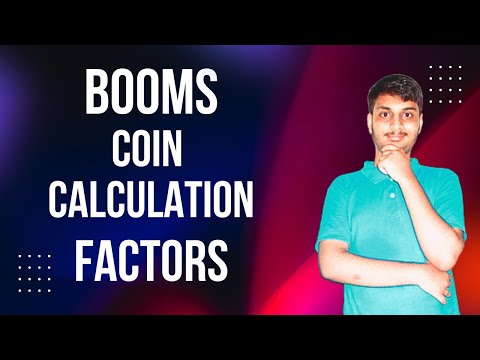 Booms coin calculation factors | Booms Airdrop