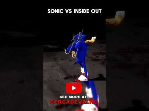 SONIC vs JOY INSIDE OUT in MORTAL KOMBAT 😱 #cercadevelho #gaming #sonic #insideout #viral #shorts