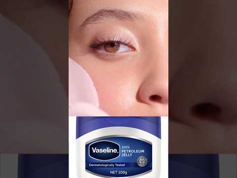 Viral Skin Care Slugging With Vaseline For Glowing Skin #shorts #winterskincare