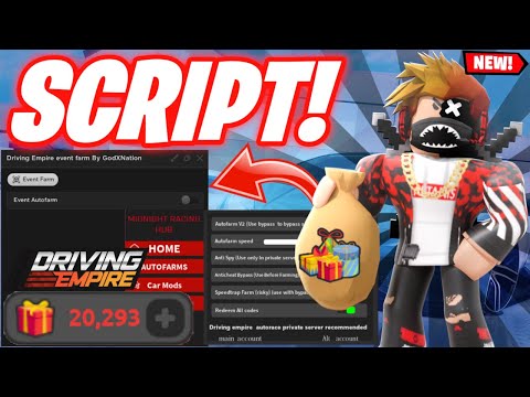 Driving Empire Present Script Hack *PASTEBIN 2023* Driving Empire Event Script Auto Farm Presents