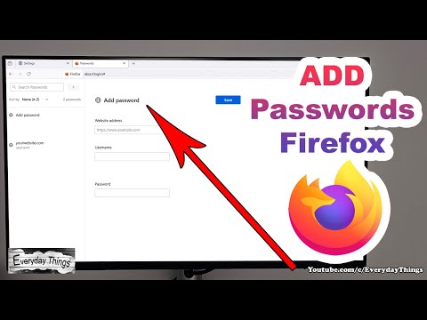 How to Save Passwords in Mozilla Firefox