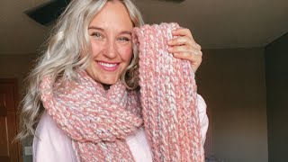 The Easiest Scarf You’ll Ever Crochet (Pattern and Video Tutorial Available On My Website)!