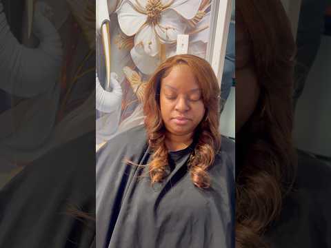 How to: side part full head Lace closure sewin weave install #install #closuresewin #hairstyle #fyp