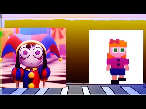 The amazing digital circus react ro pomni as Elizabeth afton//Chrismas special (TADC ×FNAF)