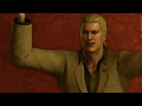 Ryuji shows Kiryu his sound activated lights