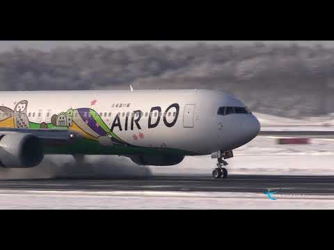 " Plane Spotting at New Chitose Airport " Air Do(ADO) Boeing767-300 JA602A