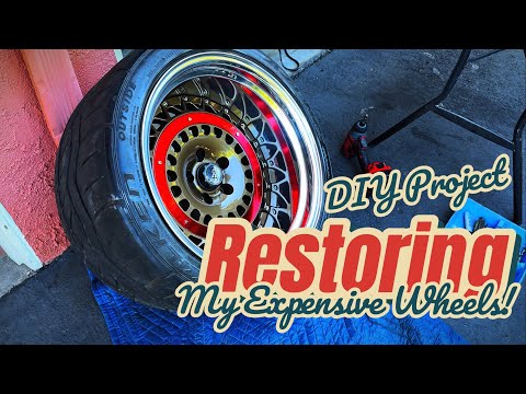 Restoring my expensive SSR wheels!