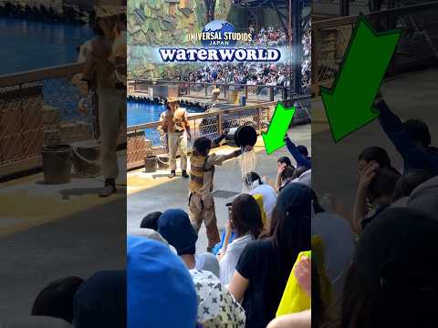 Splashing Water Soaked & Wet Water World Universal Studios Japan 對觀眾潑水 水世界 大阪環球影城  #universalstudios