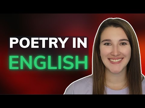 Poetry in English: Rhythm, Rhyme, and Vocabulary