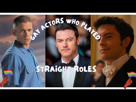 Gay actors who played straight roles. 🏳️‍🌈