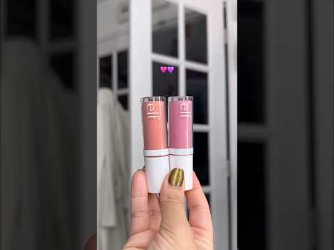 Comparing the new #elf blush shade Bold Faced Lilac to Dusty Rose #comparison #shorts #blush