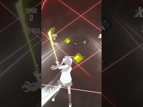 Cause I'm a beast! #beatsaber #vr #vtuber #apashe #diesirae #lightshow #laser #metaquest #modded