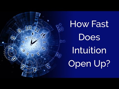 How Fast Does Intuition Open Up?