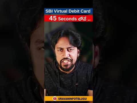 How to Activate SBI Virtual Debit Card in 45 Secs 😱🔥| SBI Virtual Debit Card Apply #shorts