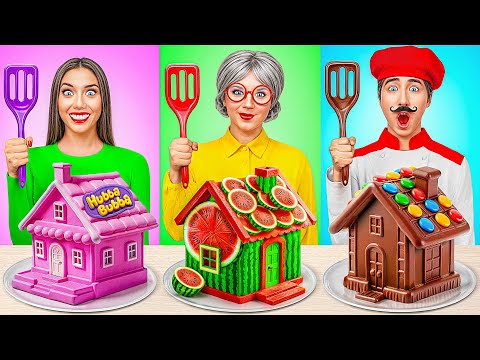 Me vs Grandma Cooking Challenge | Crazy Ideas to Cook by Multi DO Joy