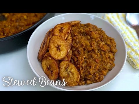 If you have Beans Plantain and Tomatoes, try this Delicious Recipe at Home | Stewed Beans