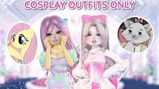 Only Doing *COSPLAY OUTFITS* With My *DUO* in *DRESS TO IMPRESS* | ROBLOX ✨