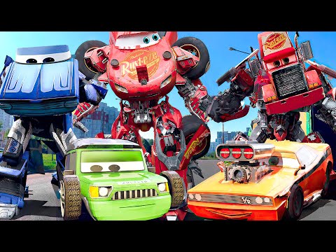 Lightning McQueen in Real Life Disney pixar Cars Drifts STORM