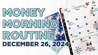 Money Morning Routine | Budget Calendar + Spending Update