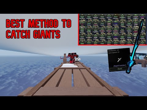 The BEST method to catch Giant fish in Roblox Fisch